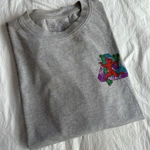 Palace Gray Graphic T-Shirt